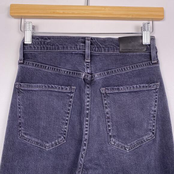 Citizens of Humanity Demy High-Rise Cropped Flare Jeans in Black 24 - Picture 8 of 8